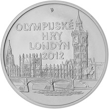 Náhled Reverzní strany - Postříbřená medaile Olympijské hry Londýn 2012