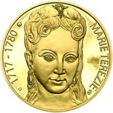 Marie Terezie - 300. výročí narození zlato proof