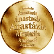 Česká jména - Anastázie - zlatá medaile