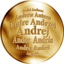 Česká jména - Andrej - zlatá medaile