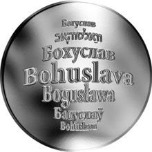 Česká jména - Bohuslava - stříbrná medaile