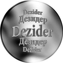 Slovenská jména - Dezider - stříbrná medaile