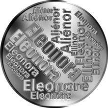 Česká jména - Eleonora - velká stříbrná medaile 1 Oz