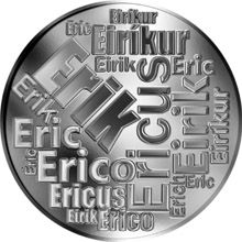 Česká jména - Erik - velká stříbrná medaile 1 Oz