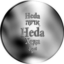 Česká jména - Heda - stříbrná medaile