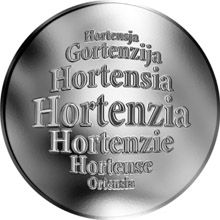 Slovenská jména - Hortenzia - velká stříbrná medaile 1 Oz