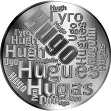 Česká jména - Hugo - velká stříbrná medaile 1 Oz