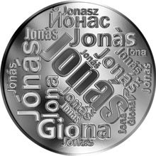 Česká jména - Jonáš - velká stříbrná medaile 1 Oz
