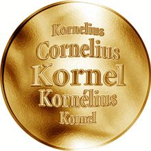 Slovenská jména - Kornel - velká zlatá medaile 1 Oz