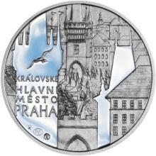 Královské hlavní město Praha - stříbro 1 Oz Proof