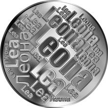Česká jména - Leona - velká stříbrná medaile 1 Oz