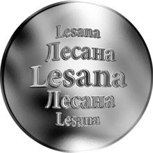 Slovenská jména - Lesana - stříbrná medaile