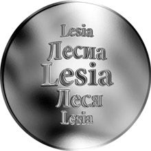 Slovenská jména - Lesia - stříbrná medaile