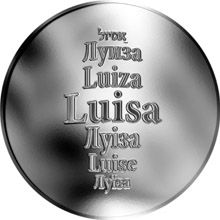 Česká jména - Luisa - stříbrná medaile