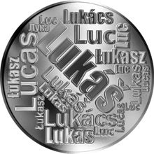 Česká jména - Lukáš - velká stříbrná medaile 1 Oz