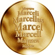 Česká jména - Marcel - zlatá medaile