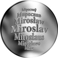 Česká jména - Miroslav - stříbrná medaile