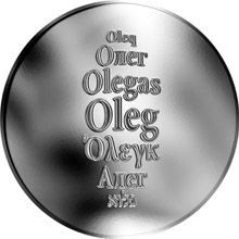 Česká jména - Oleg - stříbrná medaile