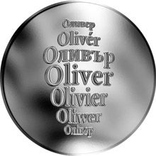 Česká jména - Oliver - stříbrná medaile