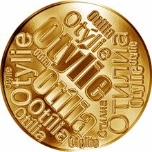 Česká jména - Otýlie - velká zlatá medaile 1 Oz