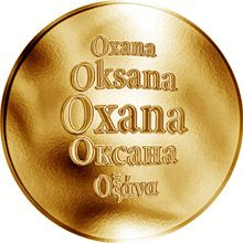 Slovenská jména - Oxana - zlatá medaile