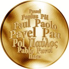 Česká jména - Pavel - zlatá medaile