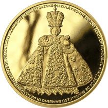 Pražské jezulátko - zlato Proof