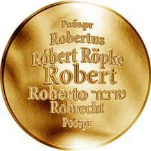 Česká jména - Robert - zlatá medaile
