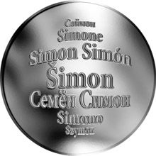 Česká jména - Šimon - stříbrná medaile