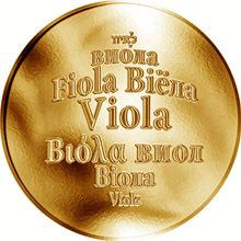 Česká jména - Viola - zlatá medaile