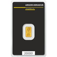 Náhled - Argor Heraeus SA 1 gram - Investiční zlatý slitek