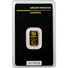 Náhled - Argor Heraeus SA 2 gramy - Investiční zlatý slitek